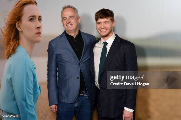 Director Dominic Cooke and Billy Howle attend a special screening of 'On Chesil Beach' at The Curzon Mayfair on May 8, 2018 in London, England.