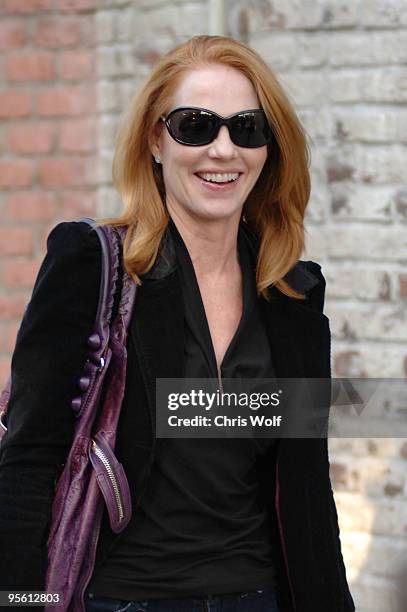 Actress Marg Helgenberger sighting on January 6, 2010 in West Hollywood, California.