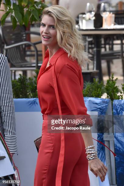 Alice Taglioni is seen at Hotel Martinez during the 71st annual Cannes Film Festival at on May 8, 2018 in Cannes, France.
