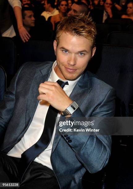 Actor Kellan Lutz in the audience during the People's Choice Awards 2010 held at Nokia Theatre L.A. Live on January 6, 2010 in Los Angeles,...