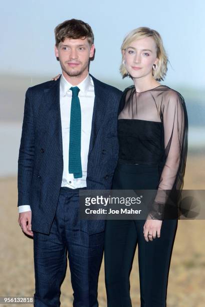Billy Howle and Saoirse Ronan attend a special screening of 'On Chesil Beach' at The Curzon Mayfair on May 8, 2018 in London, England.
