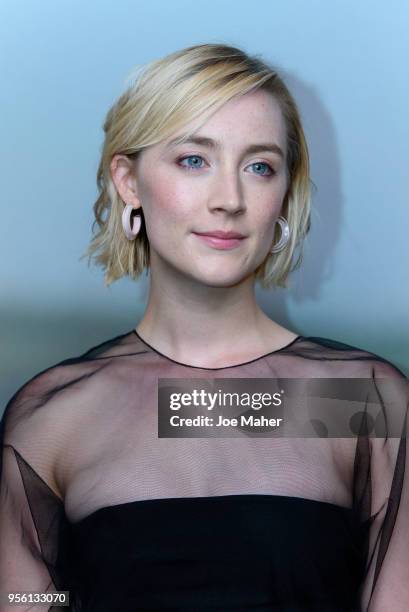 Saoirse Ronan attends a special screening of 'On Chesil Beach' at The Curzon Mayfair on May 8, 2018 in London, England.