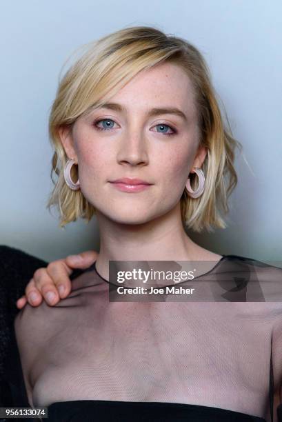 Saoirse Ronan attends a special screening of 'On Chesil Beach' at The Curzon Mayfair on May 8, 2018 in London, England.