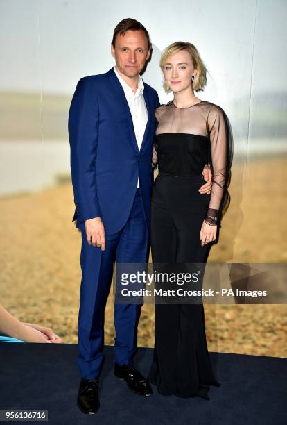 Zygi Kamasa and Saoirse Ronan attending a special screening of On Chesil Beach at the Curzon Mayfair, London.