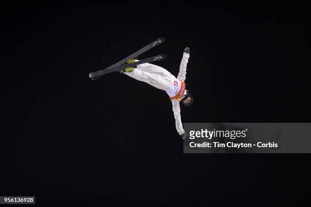 Danielle Scott of Australia in action during the Freestyle Skiing Ladies' Aerials Final at Phoenix Snow Park on February16, 2018 in PyeongChang,...