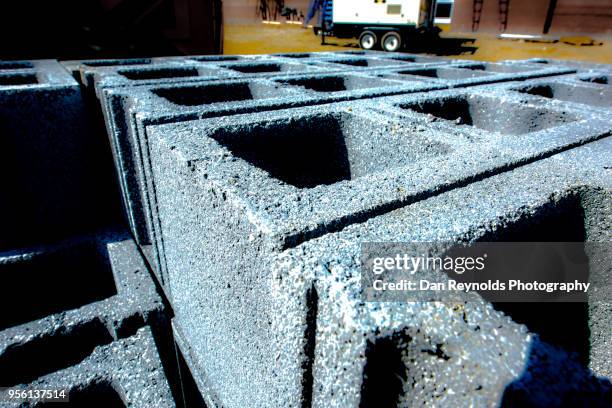 Cinder Block Stacking Concrete Blocks Stack Photos and Premium High Res Pictures - Getty Images