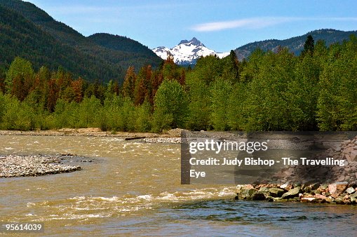 Two Rivers Meeting In Wilderness Forest High-Res Stock Photo - Getty Images