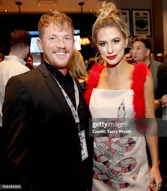 Travis Myatt and Kassi Ashton attend the 3rd Annual AIMP Awards at Ryman Auditorium on May 7, 2018 in Nashville, Tennessee.