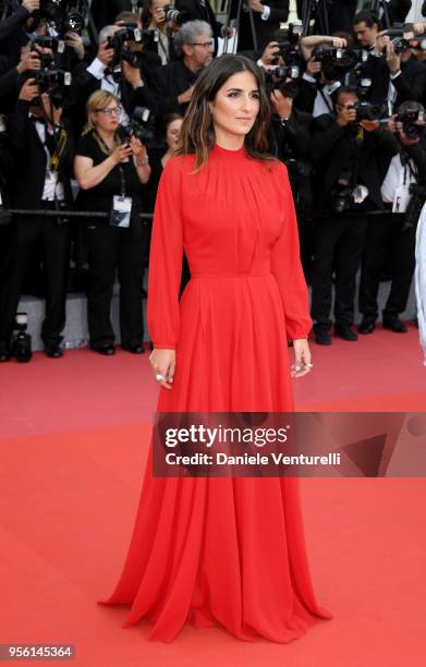 Geraldine Nakache attends the screening of "Everybody Knows " and the opening gala during the 71st annual Cannes Film Festival at Palais des...