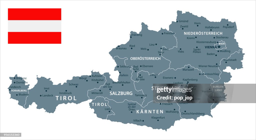 30 - Österreich - Graustufen isoliert 10