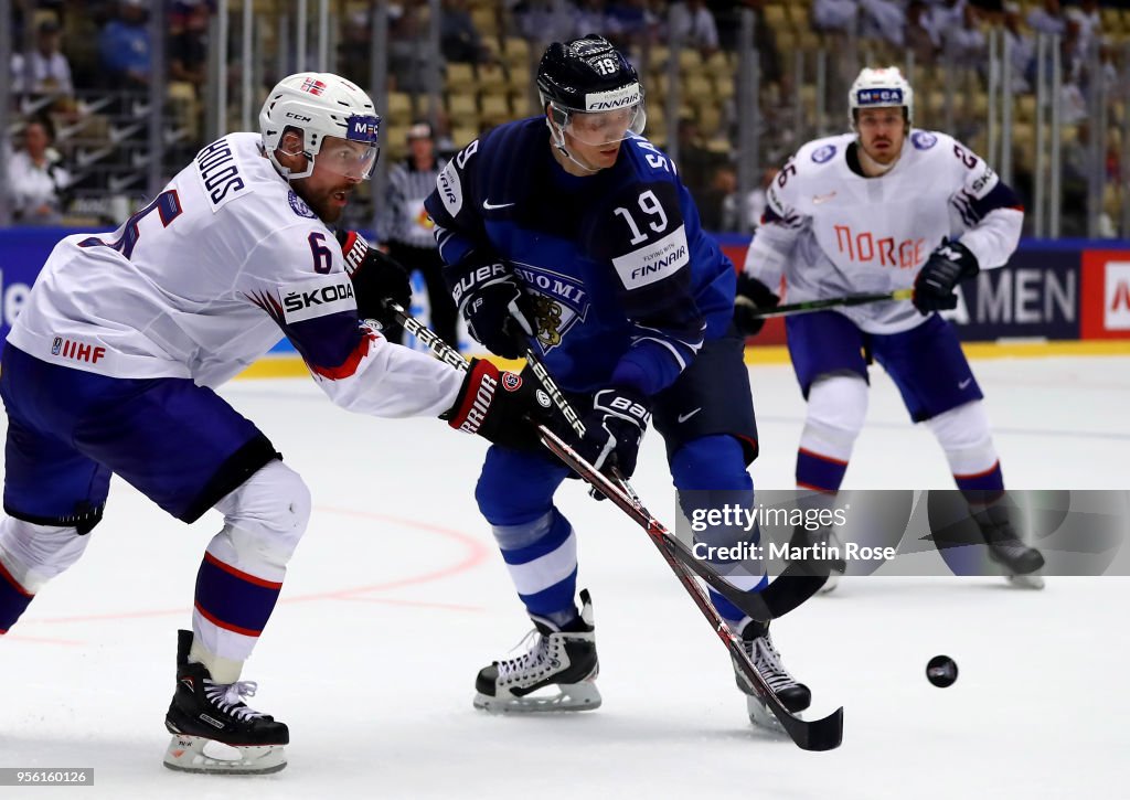 Finland v Norway - 2018 IIHF Ice Hockey World Championship