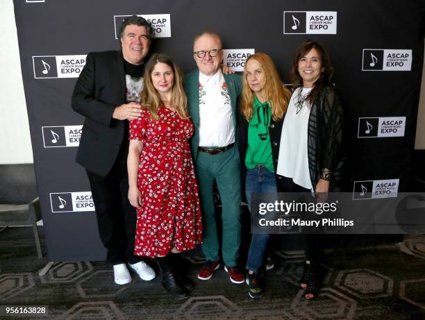 Songwriter/Producer/Arranger Darrell Brown, Singer/Songwriter Anna Waronker, Producer Peter Asher, Singer/Songwriter Charlotte Caffey and Assistant...