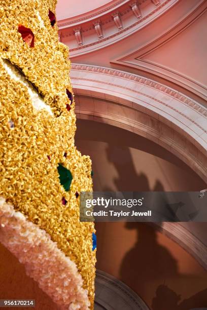 An interior view during Heavenly Bodies: Fashion & The Catholic Imagination Costume Institute Gala at The Metropolitan Museum of Art on May 7, 2018...