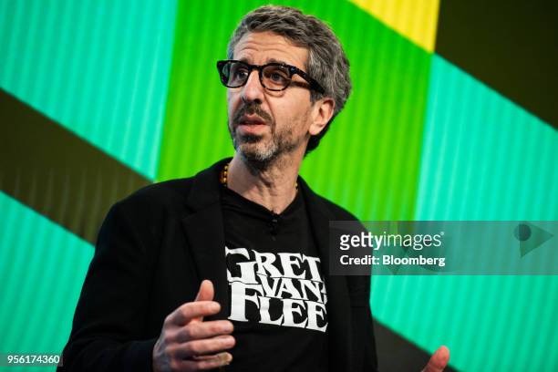 Jason Flom, chief executive officer and founder of Lava Records, speaks during the Bloomberg Business of Equality conference in New York, U.S., on...