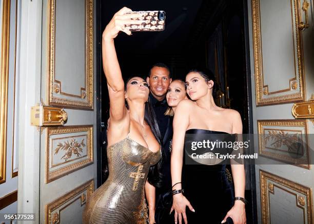 Kim Kardashian West, Jennifer Lopez, Alex Rodriguez and Kylie Jenner attend Heavenly Bodies: Fashion & The Catholic Imagination Costume Institute...