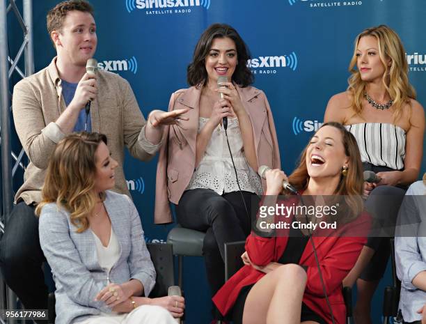 Taylor Louderman, Erika Henningsen, Grey Hensen, Barret Wilburt Weed and Kate Rockwell take part in SiriusXM's Town Hall with the cast and creatives...