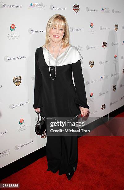 Candy Spelling arrives to the 2010 Official BCS National Championship Party held at Pasadena Convention Center on January 6, 2010 in Pasadena,...