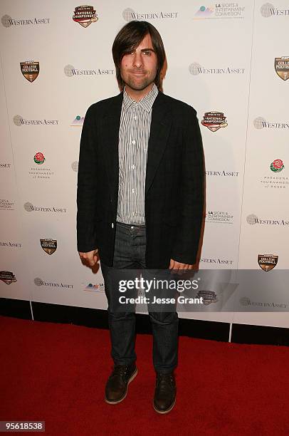 Actor Jason Schwartzman arrives at the 2010 Official BCS National Championship Party at the Pasadena Convention Center on January 6, 2010 in...