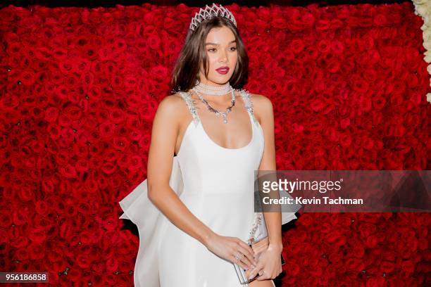 Hailee Steinfeld attends the Heavenly Bodies: Fashion & The Catholic Imagination Costume Institute Gala at The Metropolitan Museum of Art on May 7,...