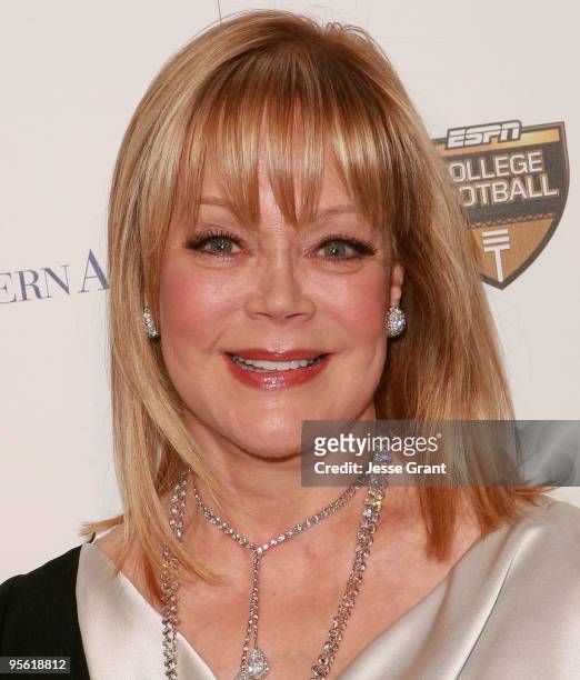 Candy Spelling arrives at the 2010 Official BCS National Championship Party at the Pasadena Convention Center on January 6, 2010 in Pasadena,...