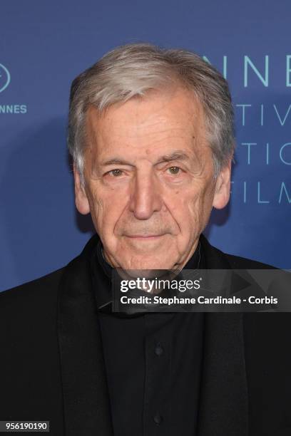 Costa Gavras arrives at the Gala dinner during the 71st annual Cannes Film Festival at Palais des Festivals on May 8, 2018 in Cannes, France.