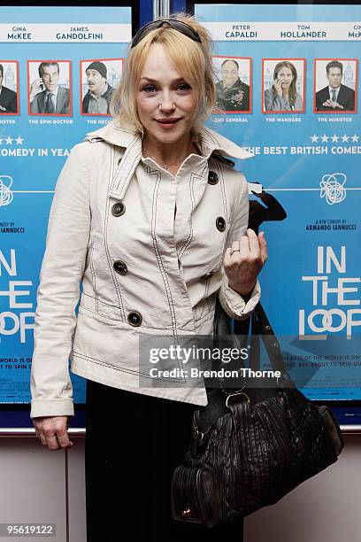 Susie Porter attends the Sydney premiere of "In The Loop" at Palace Verona on January 7, 2010 in Sydney, Australia.