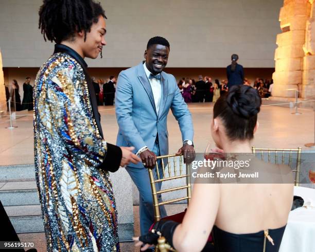 Luka Sabbat and Daniel Kaluuya attend Heavenly Bodies: Fashion & The Catholic Imagination Costume Institute Gala at The Metropolitan Museum of Art on...