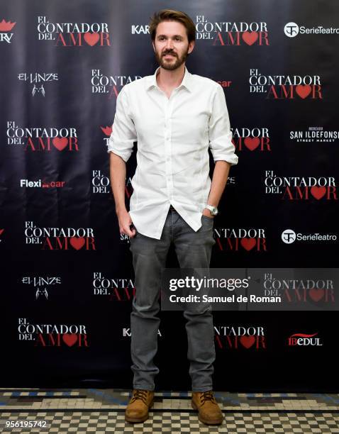 Manuel Velasco attends 'El Contador Del Amor' Madrid Premiere on May 8, 2018 in Madrid, Spain.