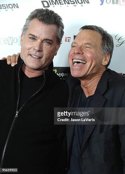 Actor Ray Liotta and producer David Permut attend the premiere of "Youth In Revolt" at Mann Chinese 6 on January 6, 2010 in Los Angeles, California.