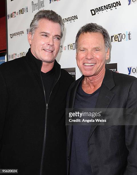 Actor Ray Liotta and producer David Permut attend the premiere of 'Youth in Revolt' at Mann Chinese 6 on January 6, 2010 in Los Angeles, California.