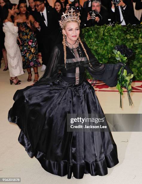 Madonna at Metropolitan Museum of Art on May 7, 2018 in New York City.