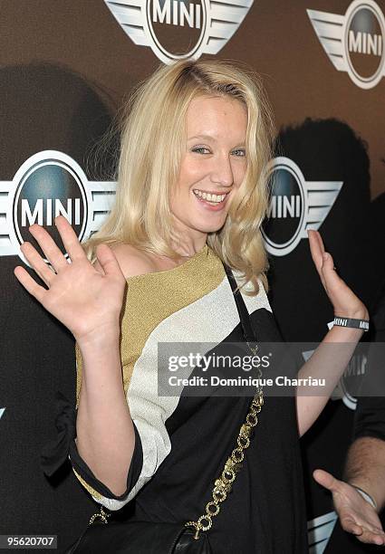 French actress Ludivine Sagnier attends the Mini Austin 50th Anniversary party at Piscine Molitor on September 29, 2009 in Paris, France.