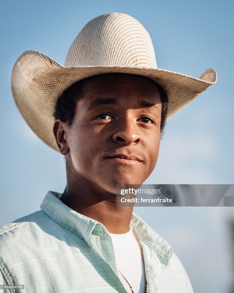 Cowboy Retrato de
