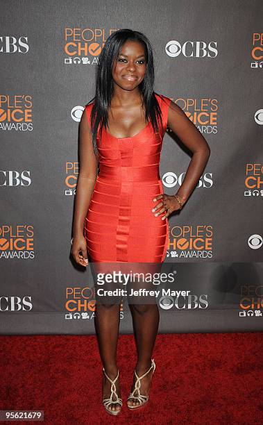 Actress Camille Winbush arrives at the 2010 People's Choice Awards at Nokia Theatre L.A. Live on January 6, 2010 in Los Angeles, California.