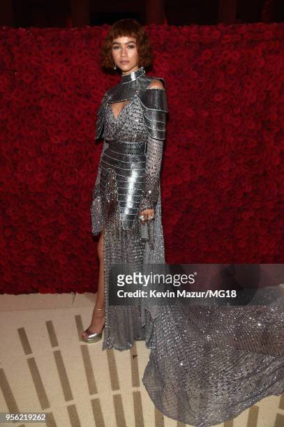 Zendaya Coleman attends the Heavenly Bodies: Fashion & The Catholic Imagination Costume Institute Gala at The Metropolitan Museum of Art on May 7,...