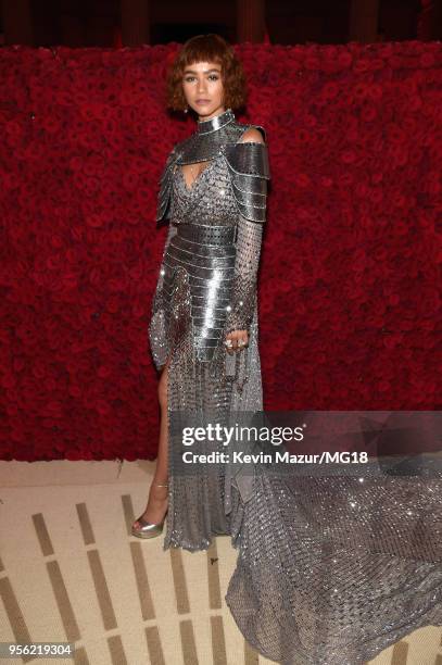 Zendaya Coleman attends the Heavenly Bodies: Fashion & The Catholic Imagination Costume Institute Gala at The Metropolitan Museum of Art on May 7,...