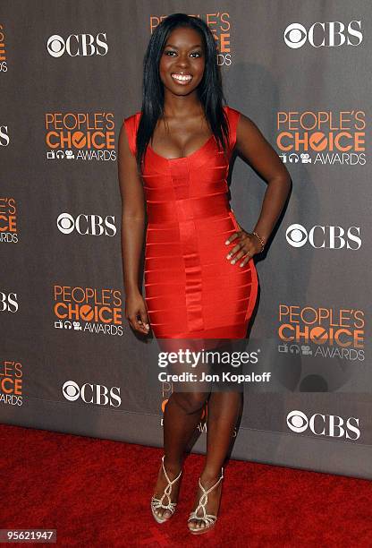 Actress Camille Winbush arrives at the People's Choice Awards 2010 held at Nokia Theatre L.A. Live on January 6, 2010 in Los Angeles, California.