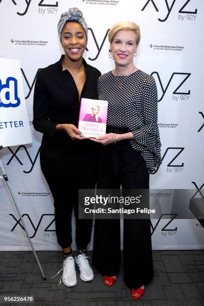 Jessica Williams and Cecile Richards visit 92nd Street Y on May 8, 2018 in New York City.