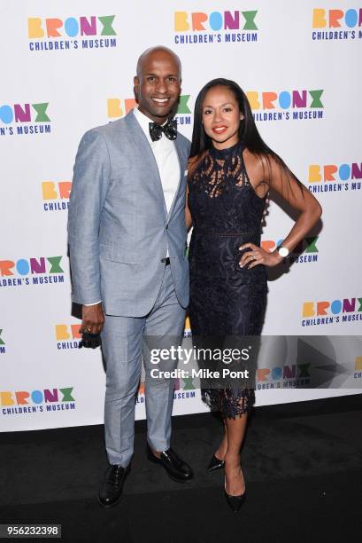 Glenn Allen Sims and Linda Celeste Sims attend the Bronx Children's Museum Gala at Edison Ballroom on May 8, 2018 in New York City.