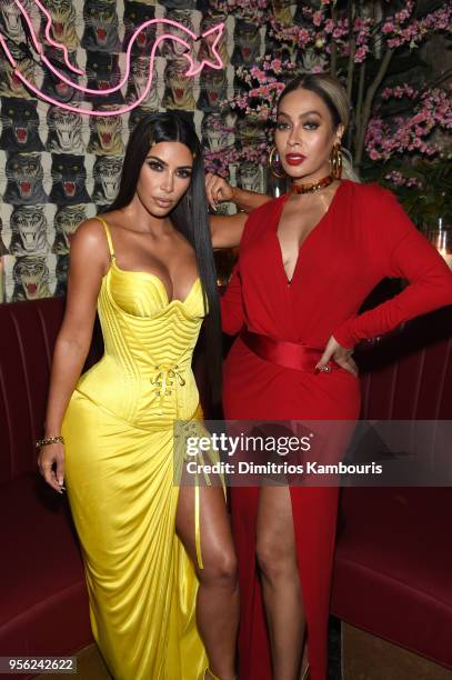 Founder and CEO, KKW Kim Kardashian and Producer and Actress Lala Anthony attend an intimate dinner hosted by The Business of Fashion to celebrate...