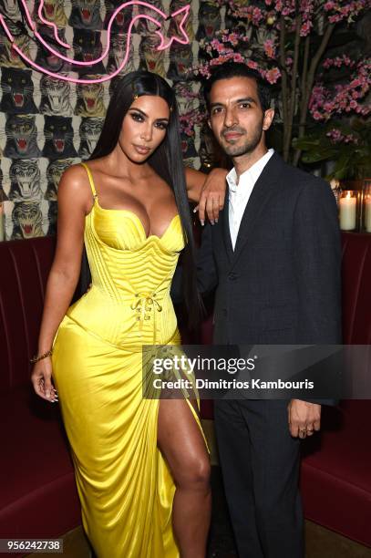 Founder and CEO, KKW Kim Kardashian Founder, The Business of Fashion Imran Amed attend an intimate dinner hosted by The Business of Fashion to...