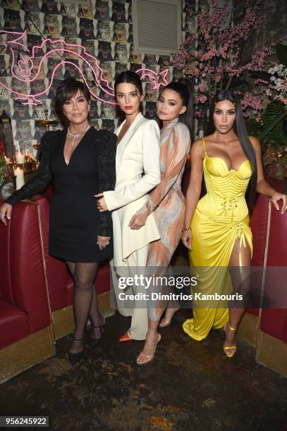 Talent Manager, Jenner Communications, Kris Jenner, Model Kendall Jenner, Founder, Kylie Cosmetics Kylie Jenner, and Founder and CEO, KKW Kim...