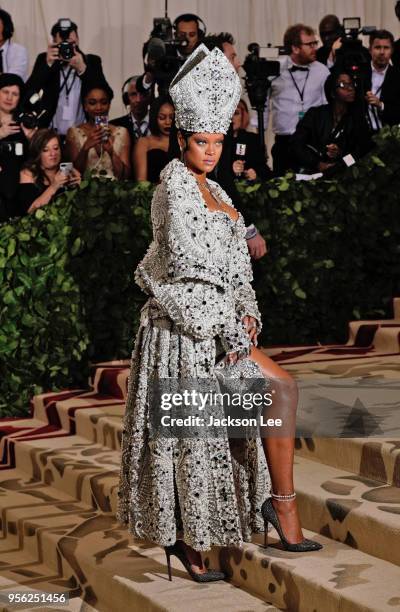 Rihanna at Metropolitan Museum of Art on May 7, 2018 in New York City.