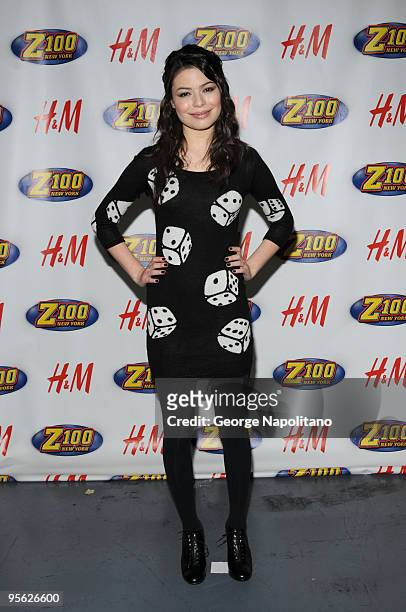 Actress and singer Miranda Cosgrove attends Z100's Jingle Ball 2009 at Madison Square Garden on December 11, 2009 in New York City.