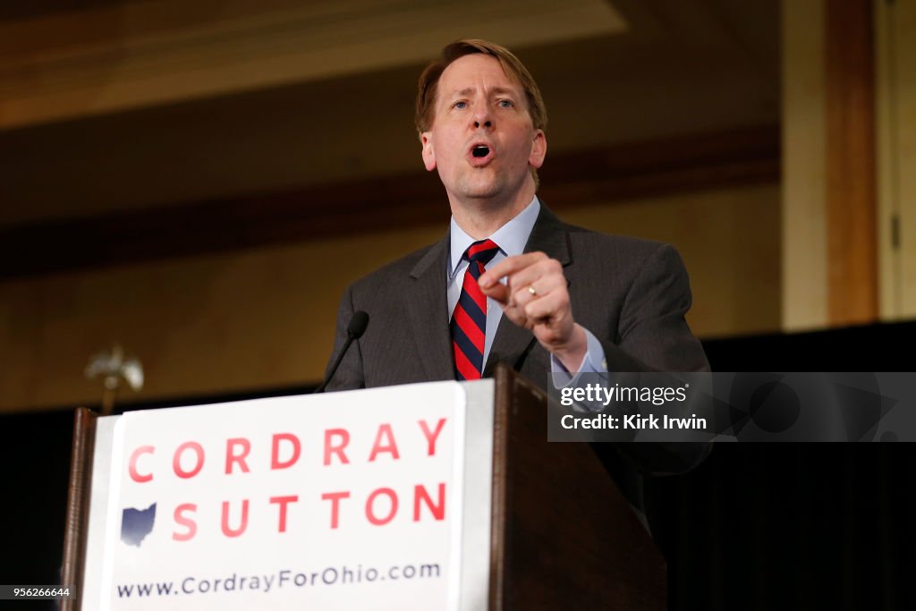 Democratic Gubernatorial Candidate Richard Cordray Hosts Primary Night Event In Columbus, Ohio