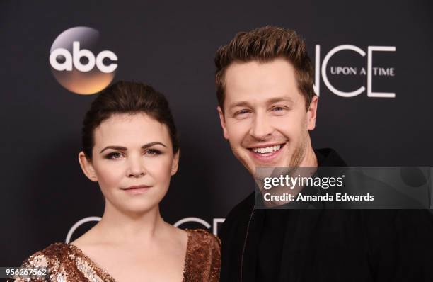 Actress Ginnifer Goodwin and actor Josh Dallas arrive at the "Once Upon A Time" finale screening at The London West Hollywood at Beverly Hills on May...