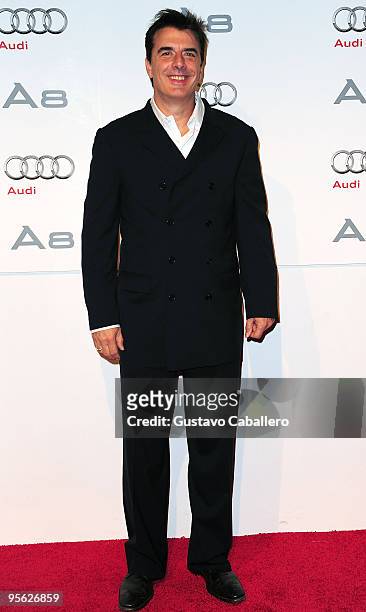 Actor Chris Noth attends 'The Art of Progress' world premiere of the new Audi A8 at the Audi Pavilion on November 30, 2009 in Miami, Florida.
