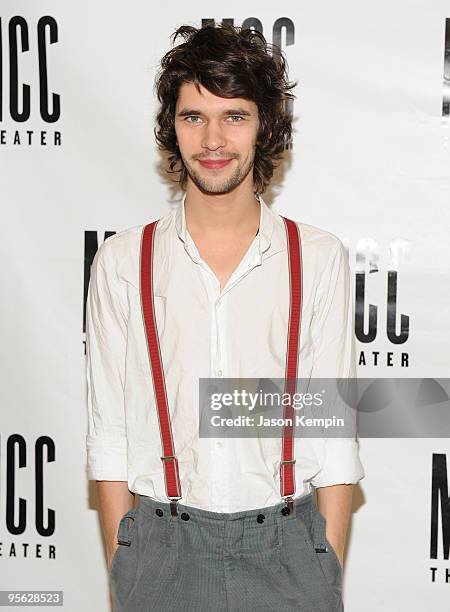 Actor Ben Whishaw attends a meet and greet with the cast of "The Pride" at the Manhattan Theatre Club Rehearsal Studios on January 7, 2010 in New...