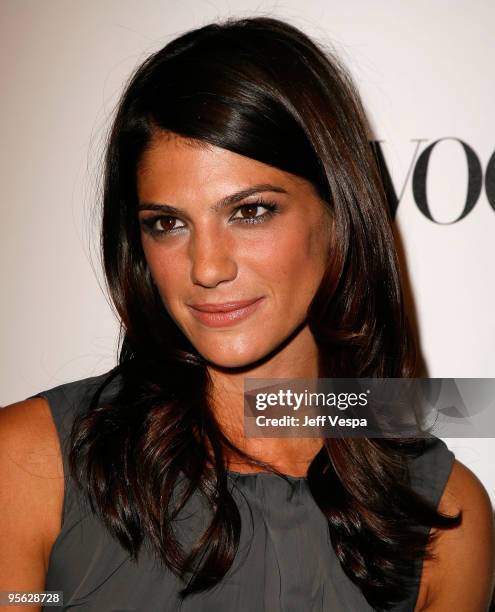 Actress Genevieve Cortese arrives at the Teen Vogue Young Hollywood Party at Vibiana on Sepember 20, 2007 in Los Angeles, California.