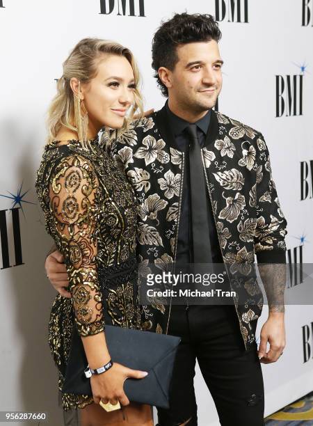 Mark Ballas and BC Jean arrive to the 66th Annual BMI Pop Awards held at the Beverly Wilshire Four Seasons Hotel on May 8, 2018 in Beverly Hills,...